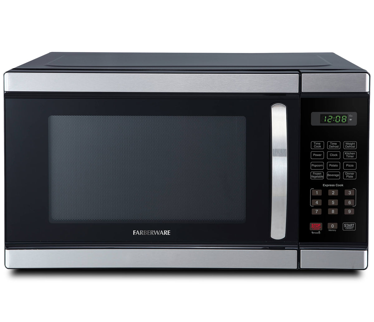 1.1 Cu. ft 1000-Watt Stainless Steel Microwave Oven V7999