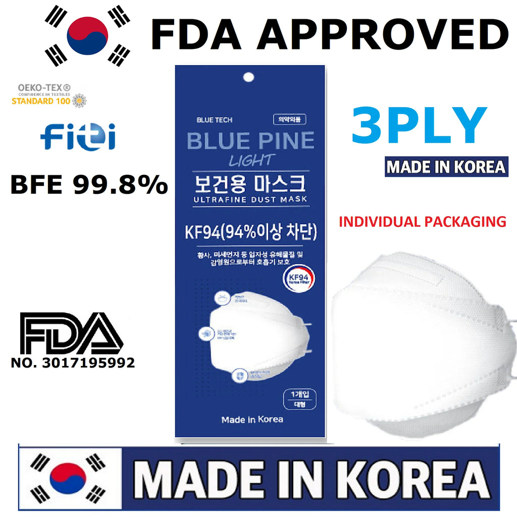 KF94 Mask 3-Layer Adult 10PCS V1835