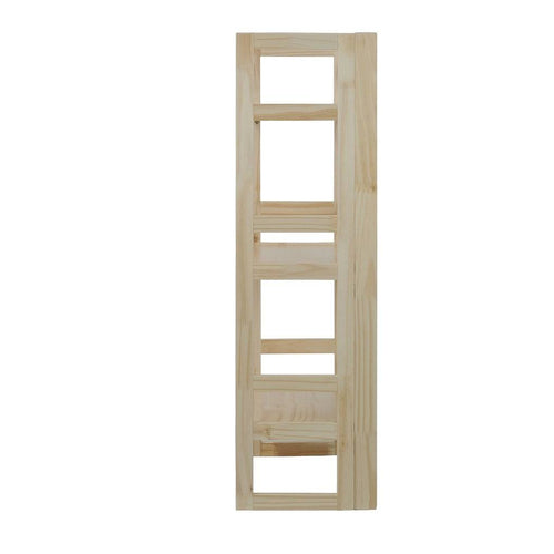 3-Shelf Folding Bookcase, Natural X784
