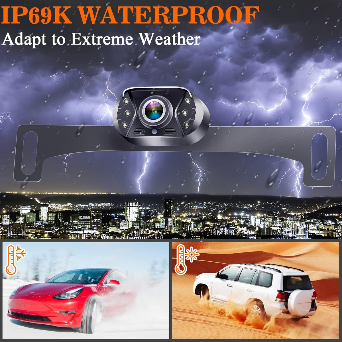 Wireless Backup Camera with 5 Inch Touch Screen J814794