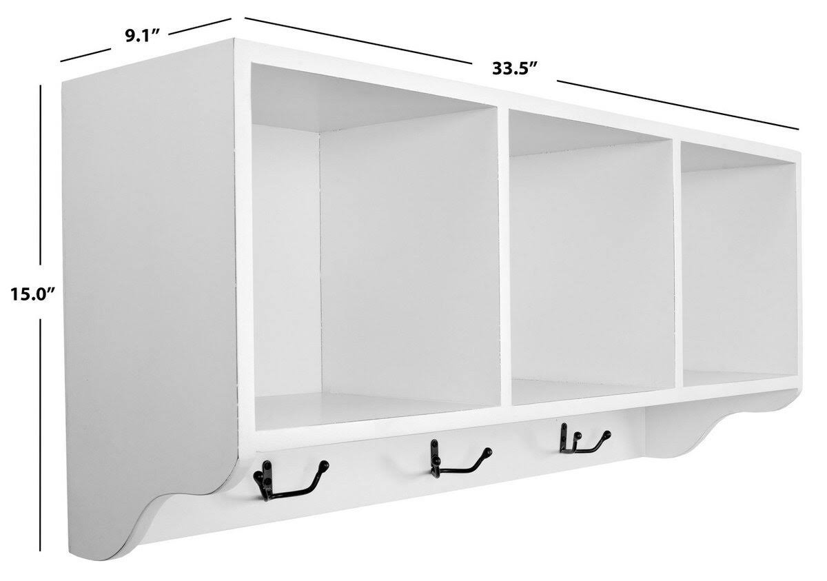 Red/ White Wall Shelf L5081