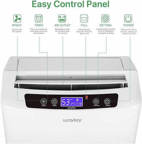 34 Pints Dehumidifier with Drain Hose K426550