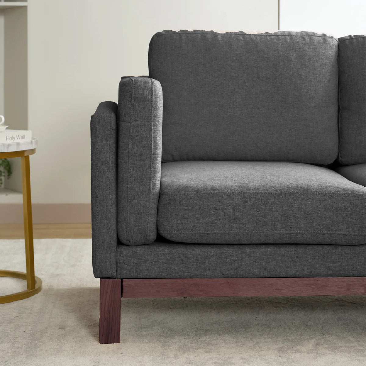 84" L-Shaped Upholstered Sectional Sofa with Chaise Lounge G491797
