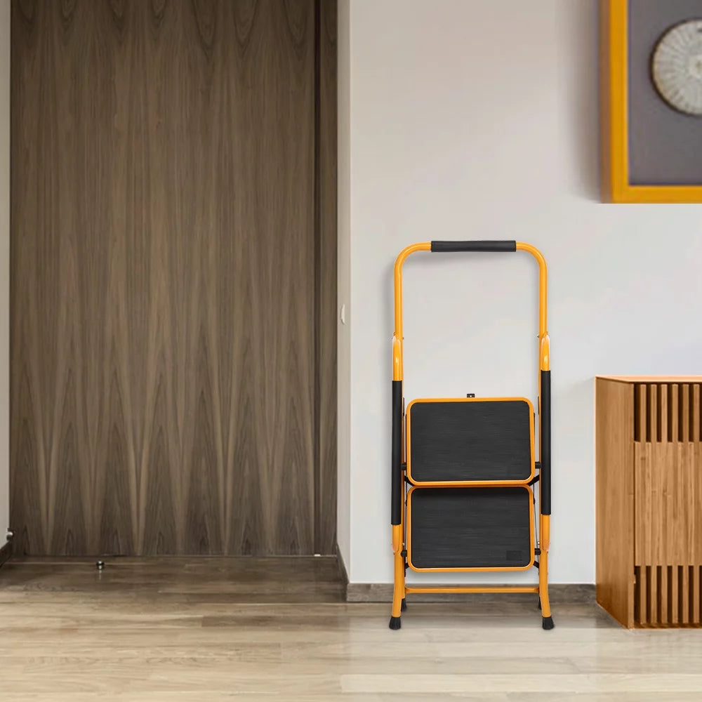 4 Step Iron Stool with Handgrip C7425