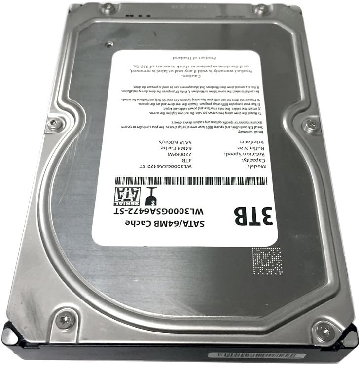 3.5 7200RPM 64MB Cache SATA 6.0Gb/s 3.5 Desktop Hard Drive Pack of 2 I4394