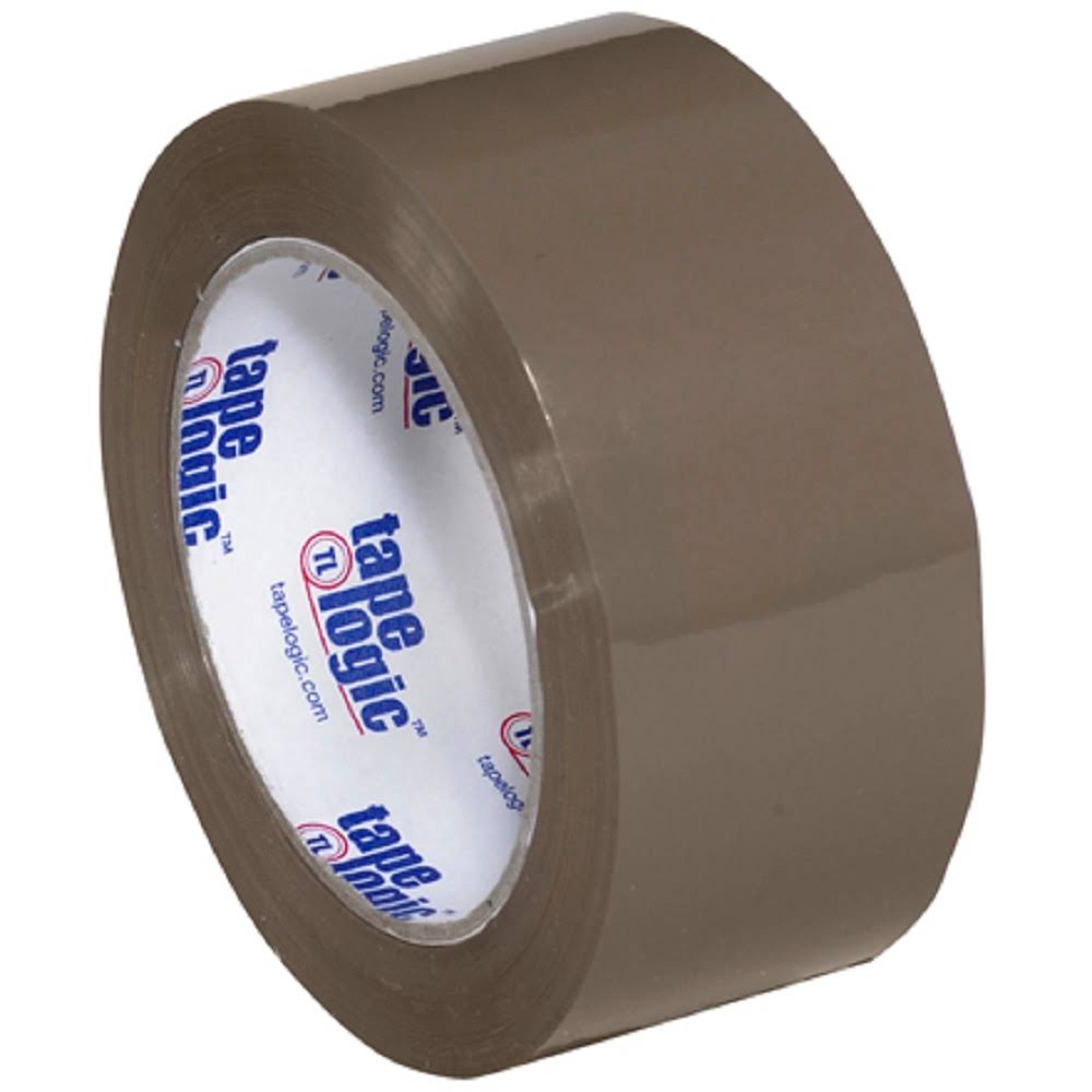 Tan Hot Melt Carton Sealing Tape 2x22 x 55 yds 2.5 Mil 36 Rolls J644