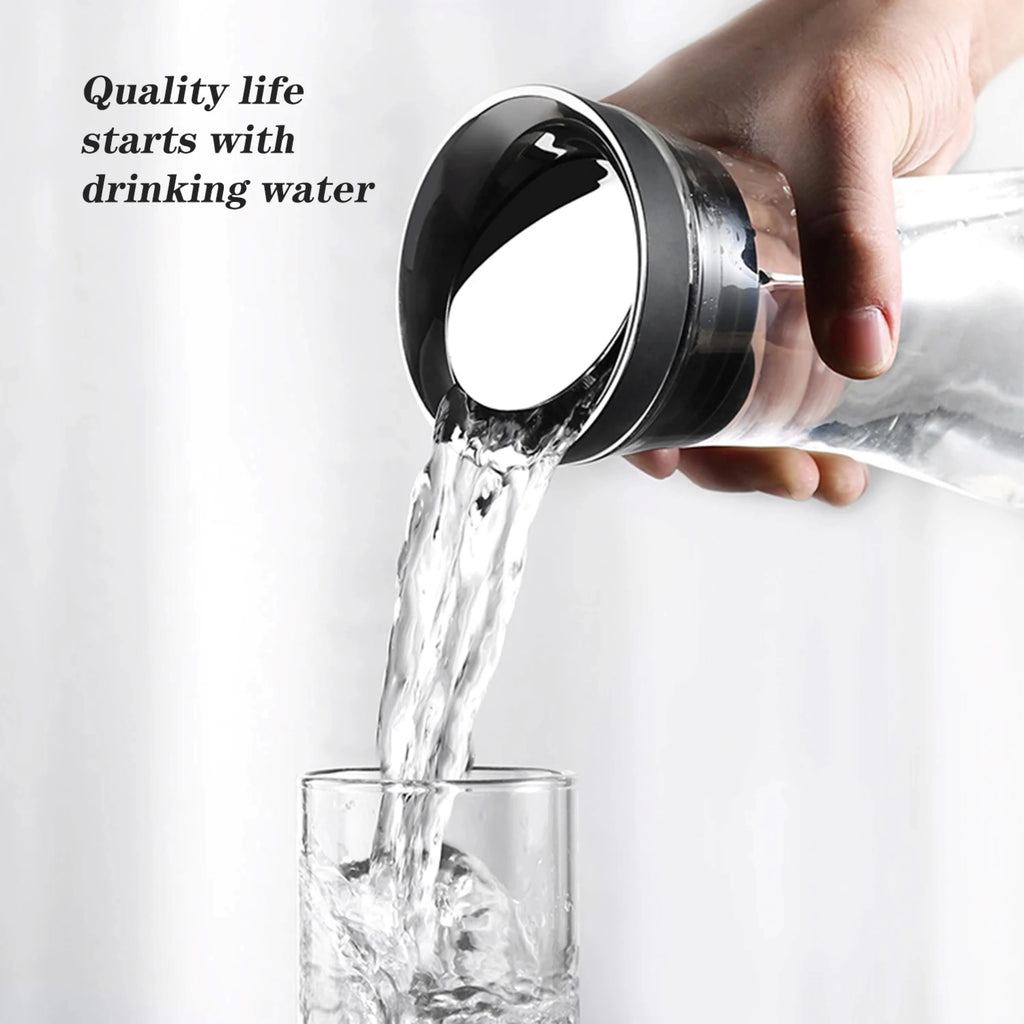 50 oz Glass Pitcher with Stainless Steel Lid and Brush V623
