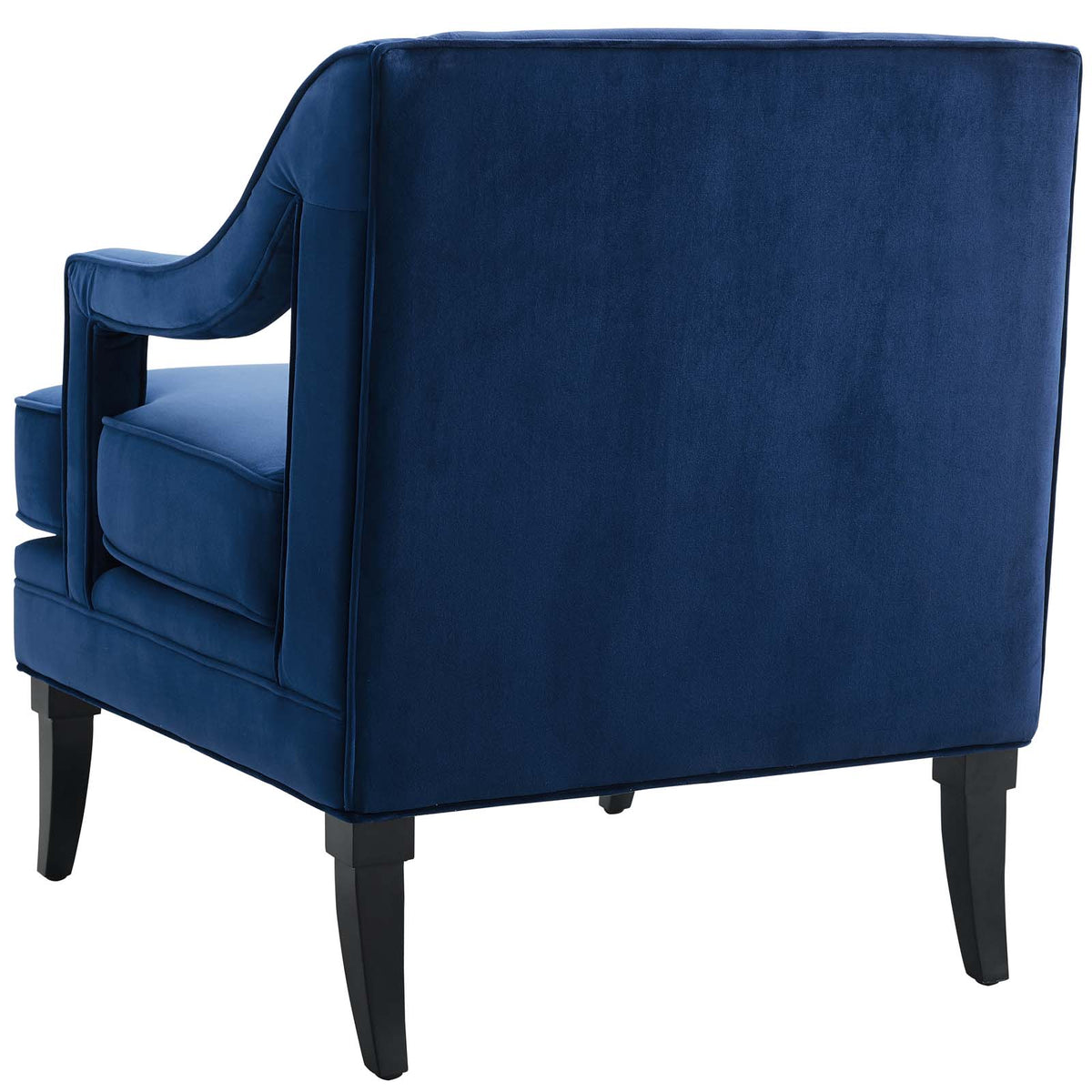 Set of 2 Blue Navy Velvet Accent Chair P8028