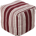 Carnelian Wool Pouf Z324043