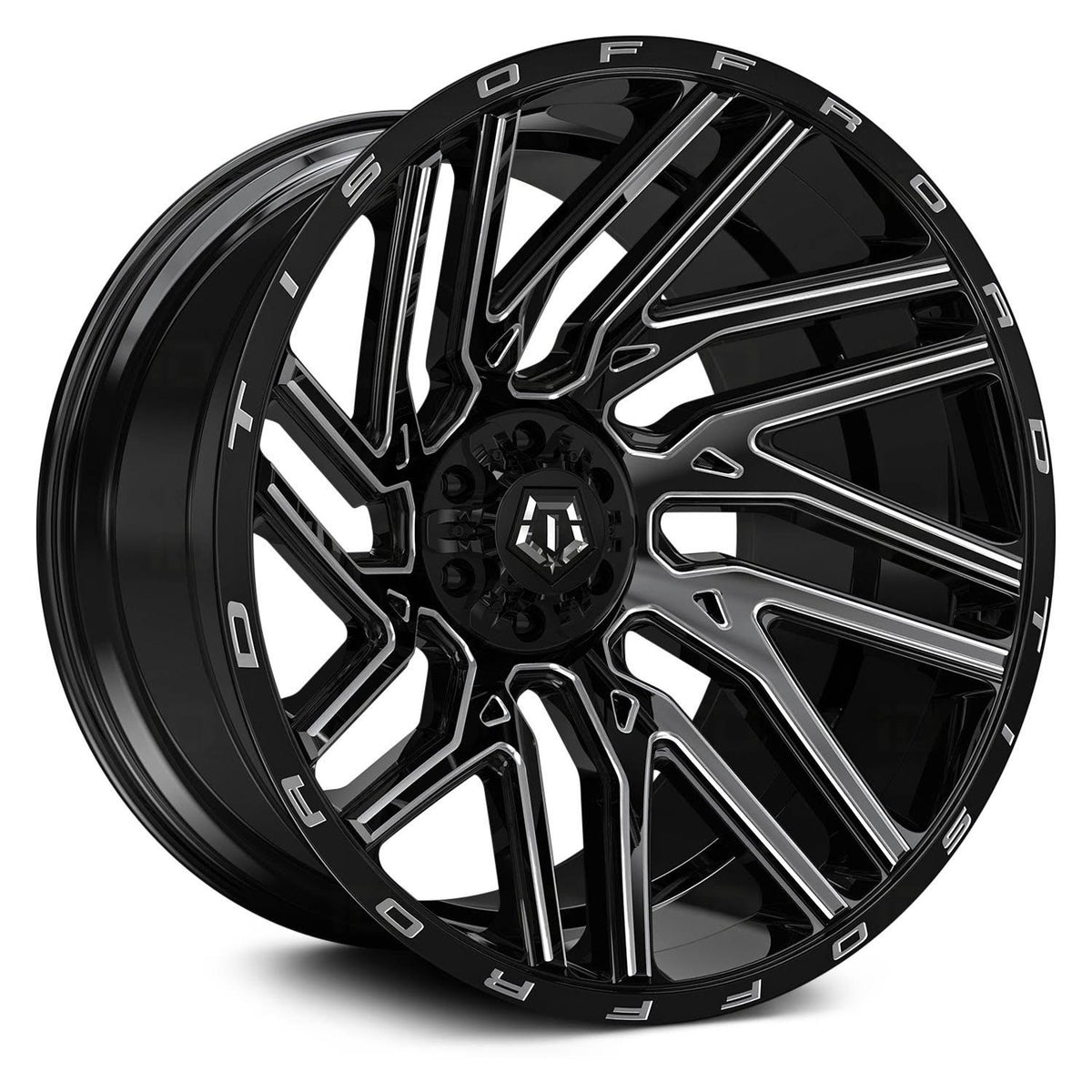 Milled Gloss Black Wheel N350