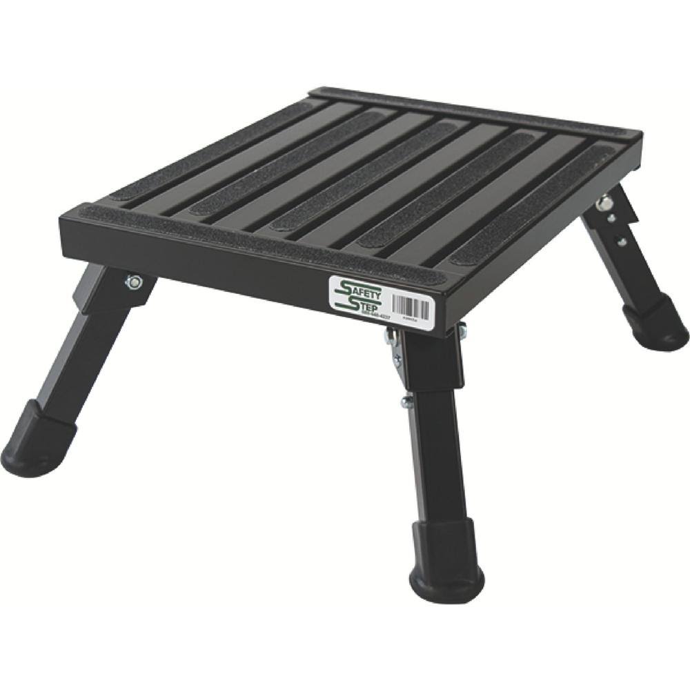 Small Folding Step Black C481
