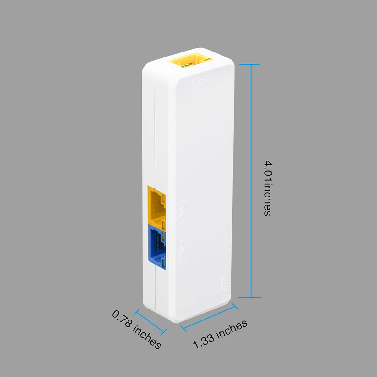 PoE Extend Switch, IEEE802.3af/at/bt, PoE++ BT Port 60W Output, Cascade 3-4 Times, Distance Extend 130M, Plug&Play Q24320