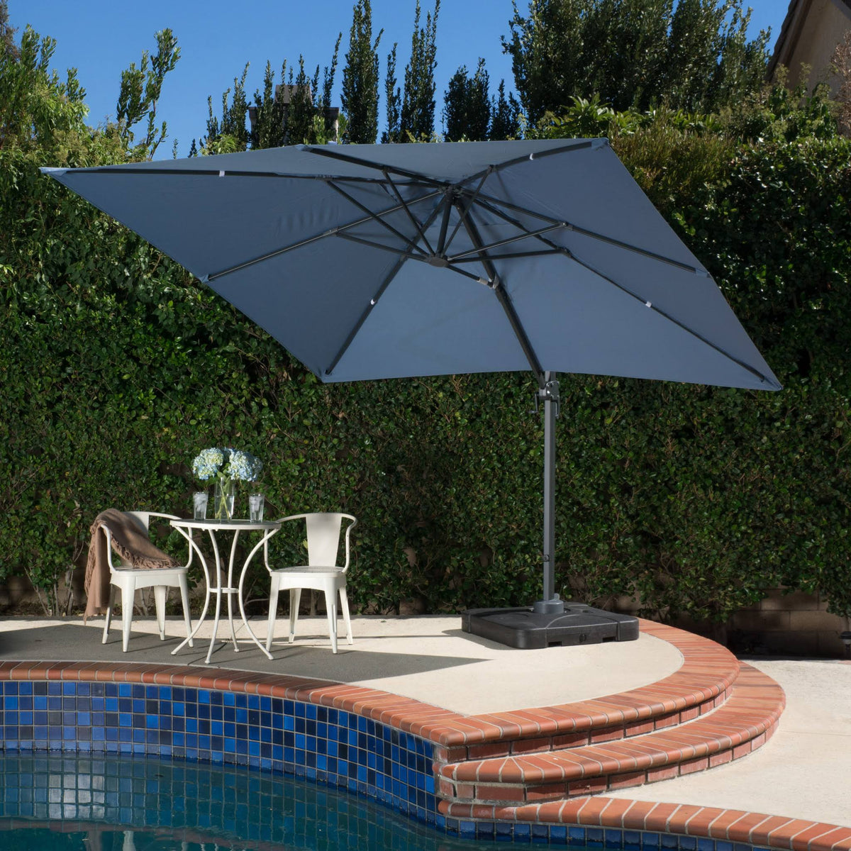 Outdoor 8-Foot Canopy Umbrella with Stand W1520