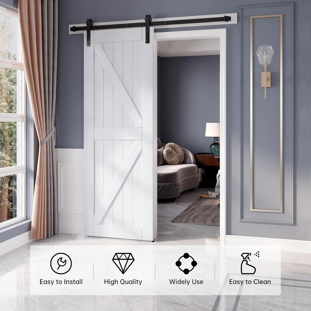 White Barn Door Slab E2020