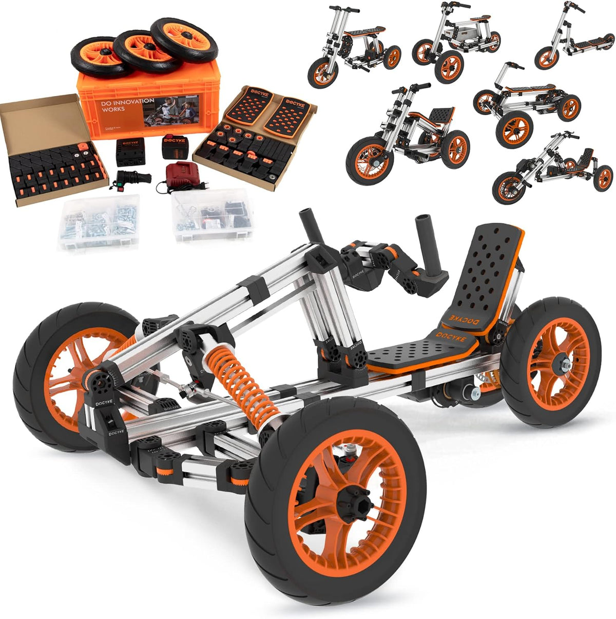 Electric Gokart Kit Children Ride on Car Pedal Go Karting Car R1627