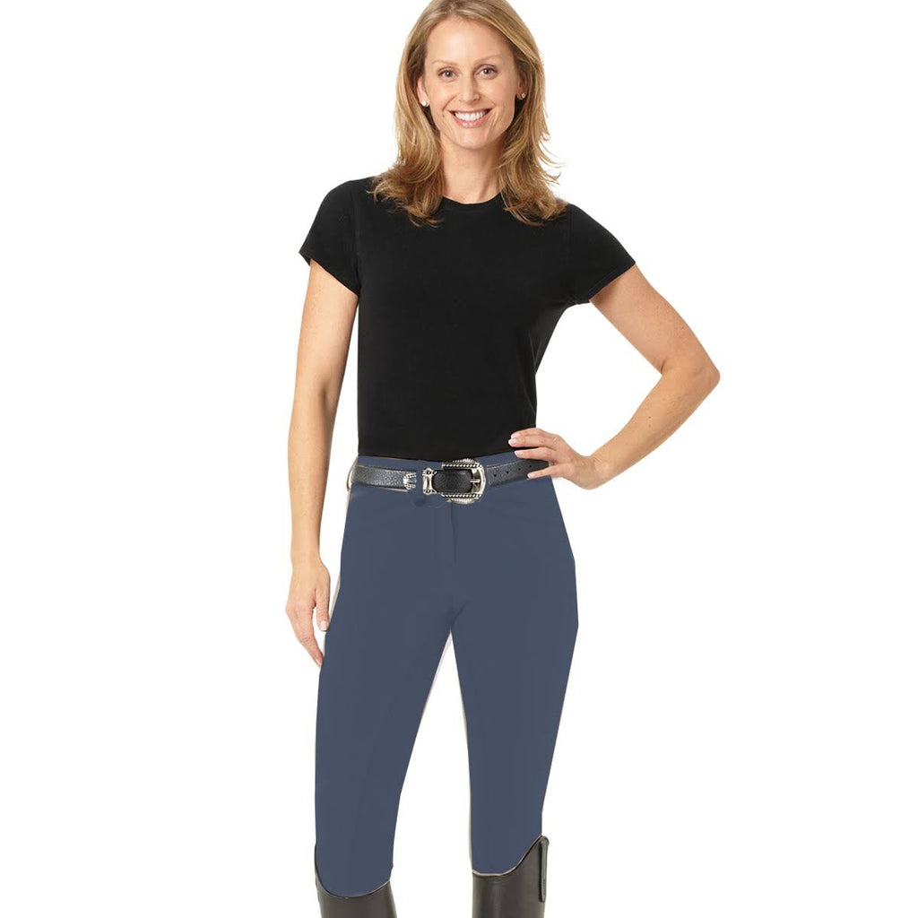 Monaco Blue Front Zip Full Seat Breech T3335