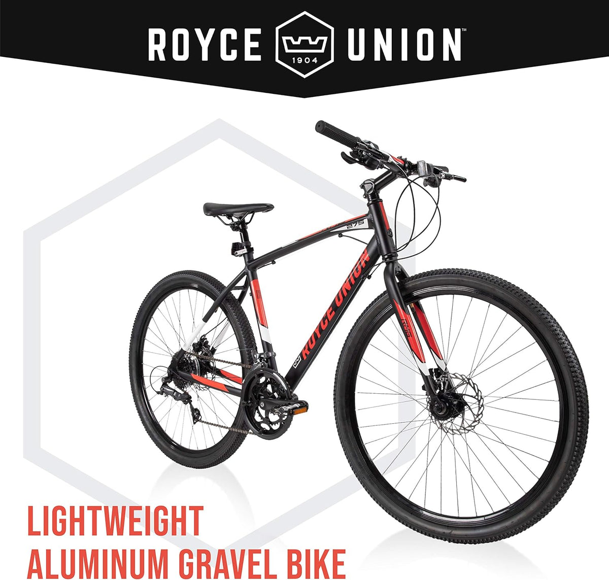 27.5" Gravel Bike with 19" Aluminum Frame, 16 Speed, Disc Brakes E868834
