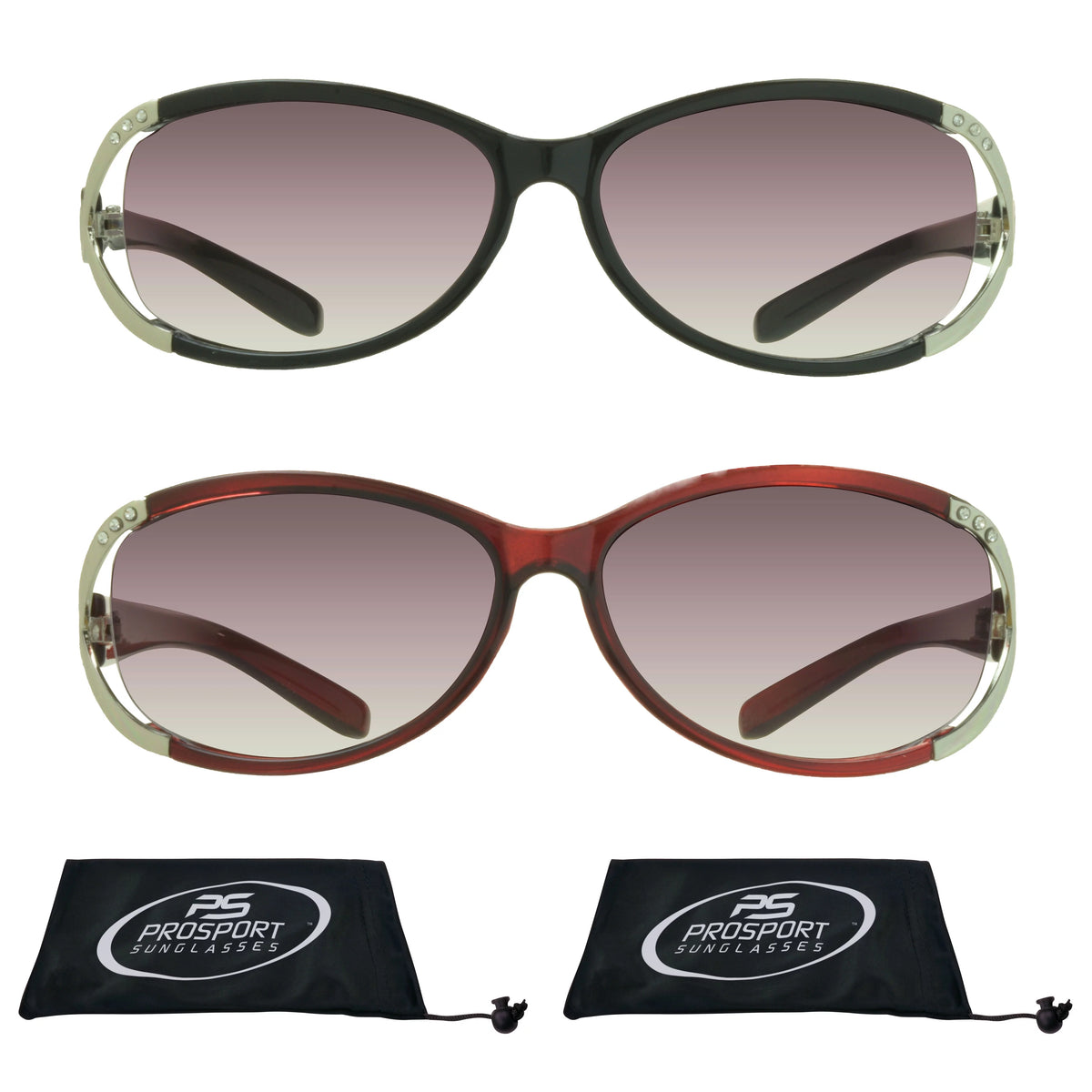 Black & Red Reading Sunglasses R52864