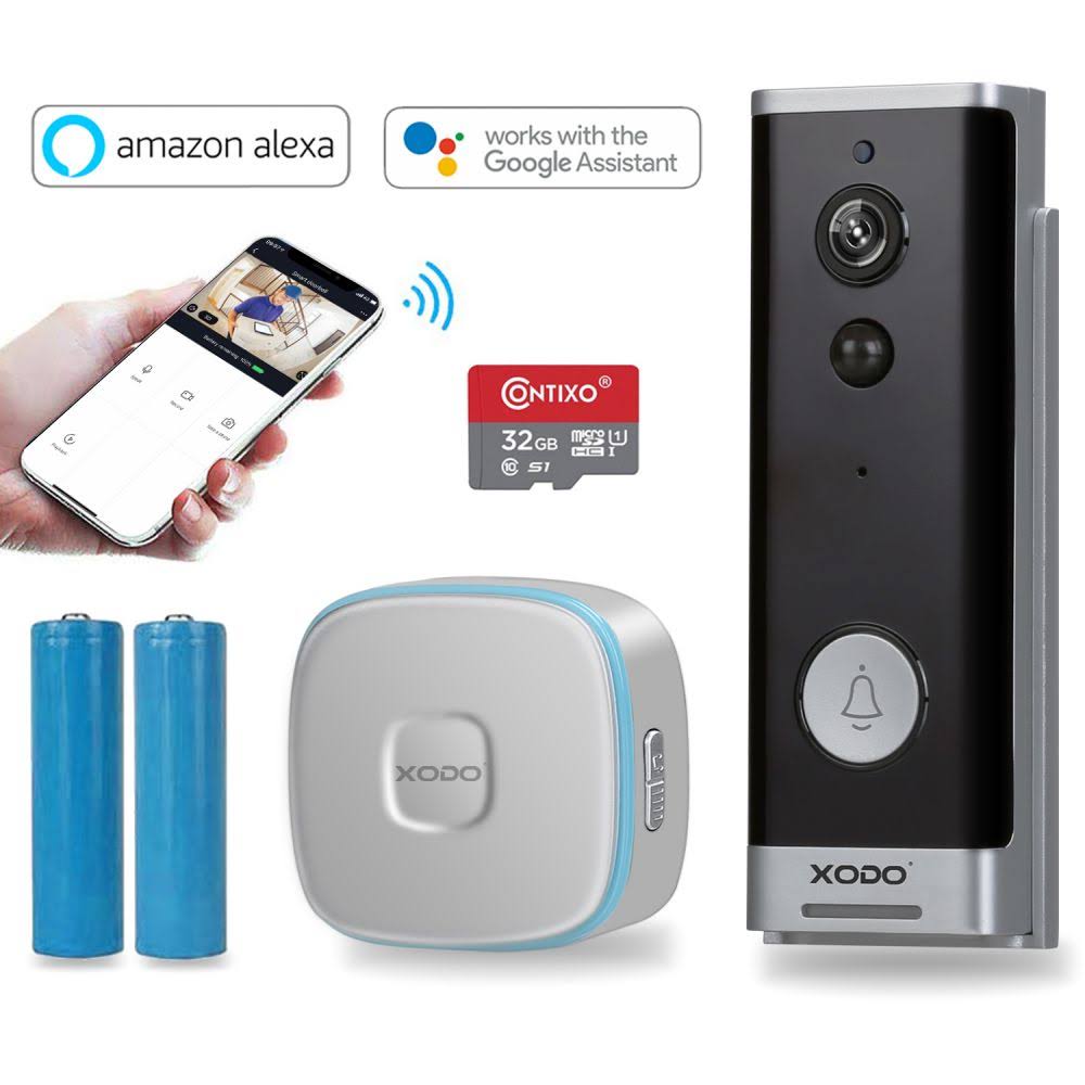 Smart Home WiFi Wireless 1080p Security Camera Video Doorbell 2-Way Audio N148288