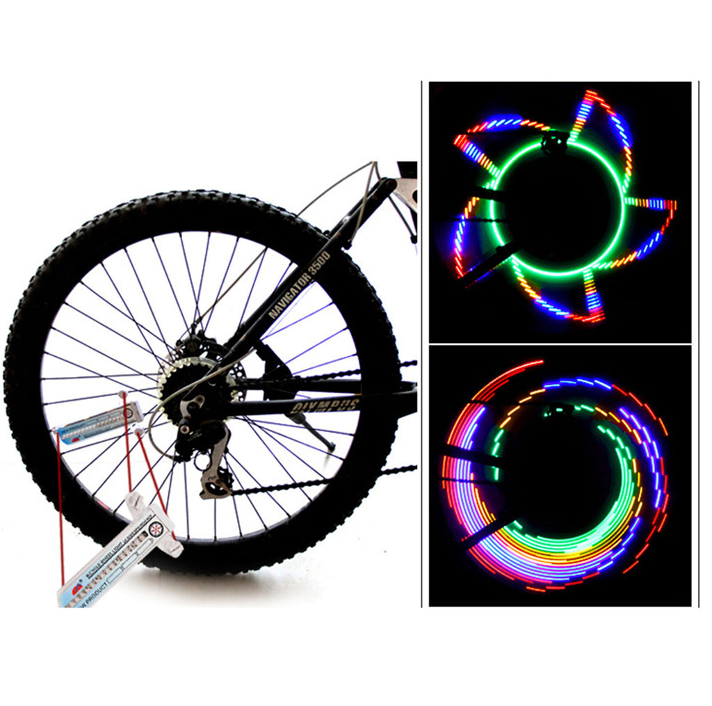 Rainbow 32 LED Wheel Signal Lights for Bicycles Z754049