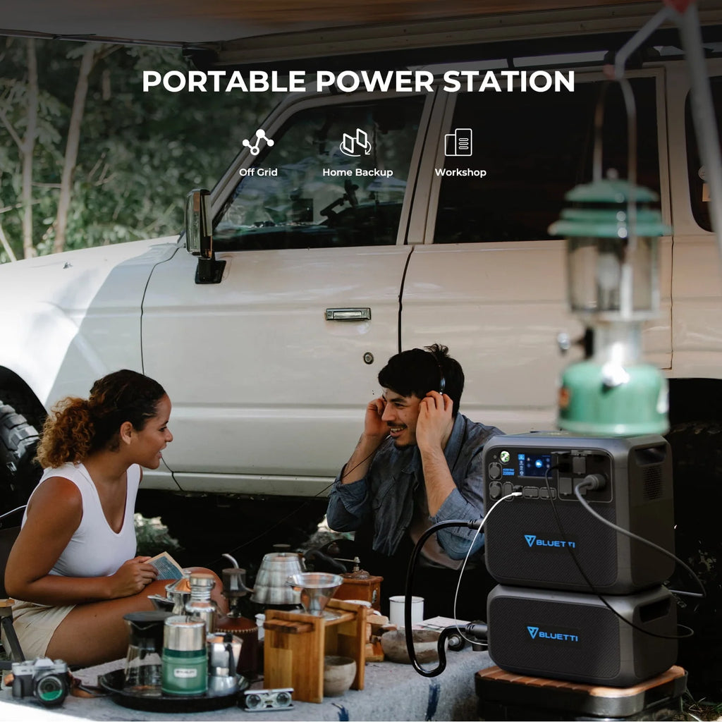 2048Wh 2400W Portable Generator R3812
