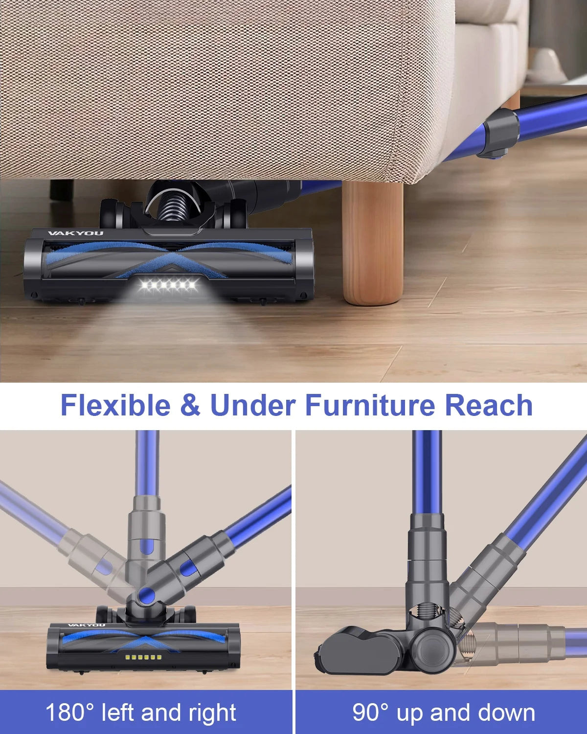Cordless Stick Vacuum 450W 33Kpa 55mins W784828