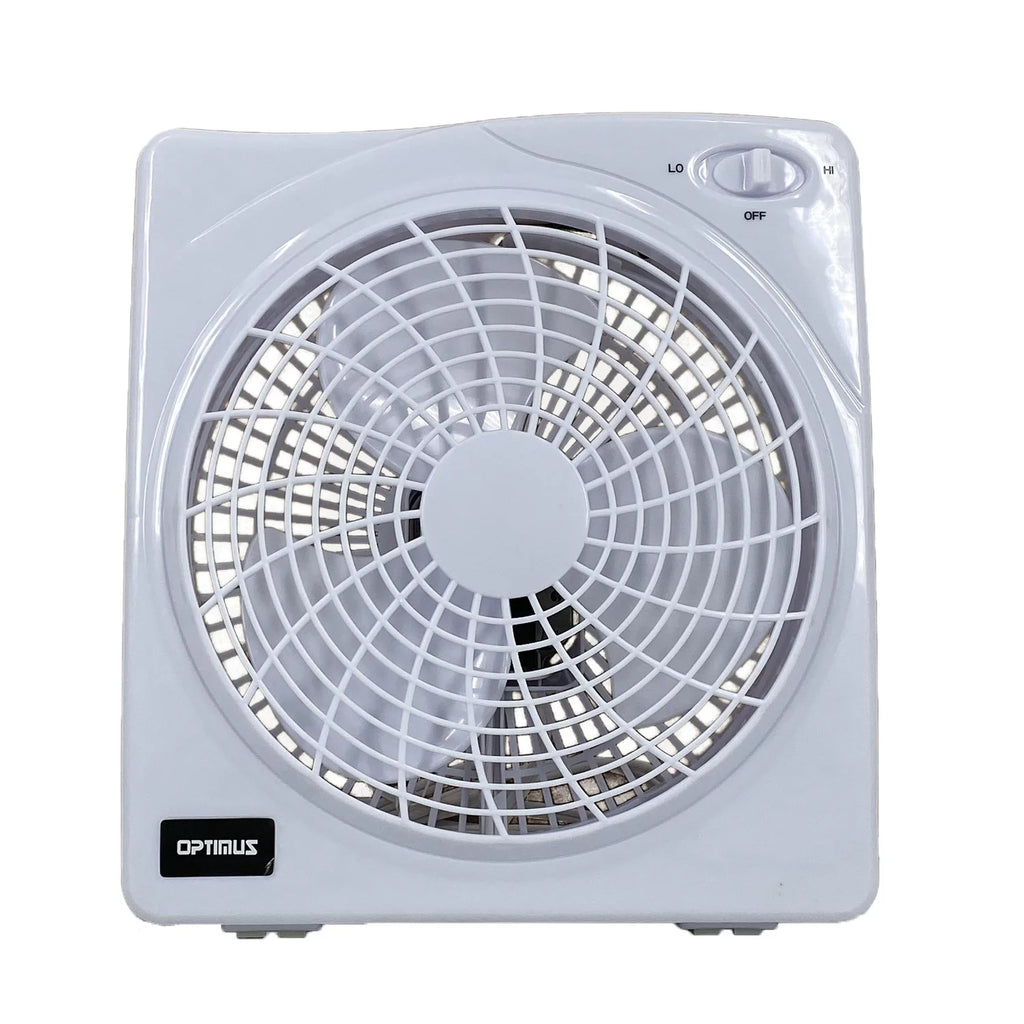 10" Electric Box Fan White T6297