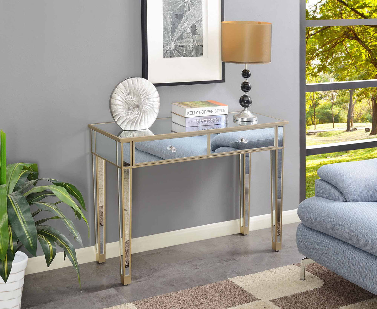 Mirrored 2 Drawer Desk T595087