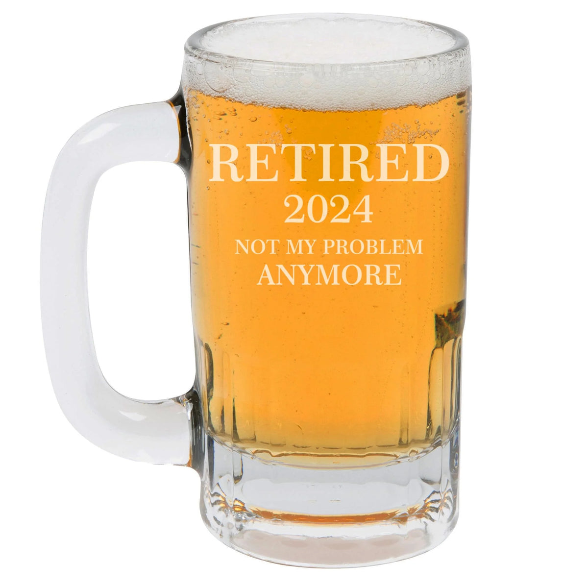 12 oz Beer Mug Stein Glass J39551
