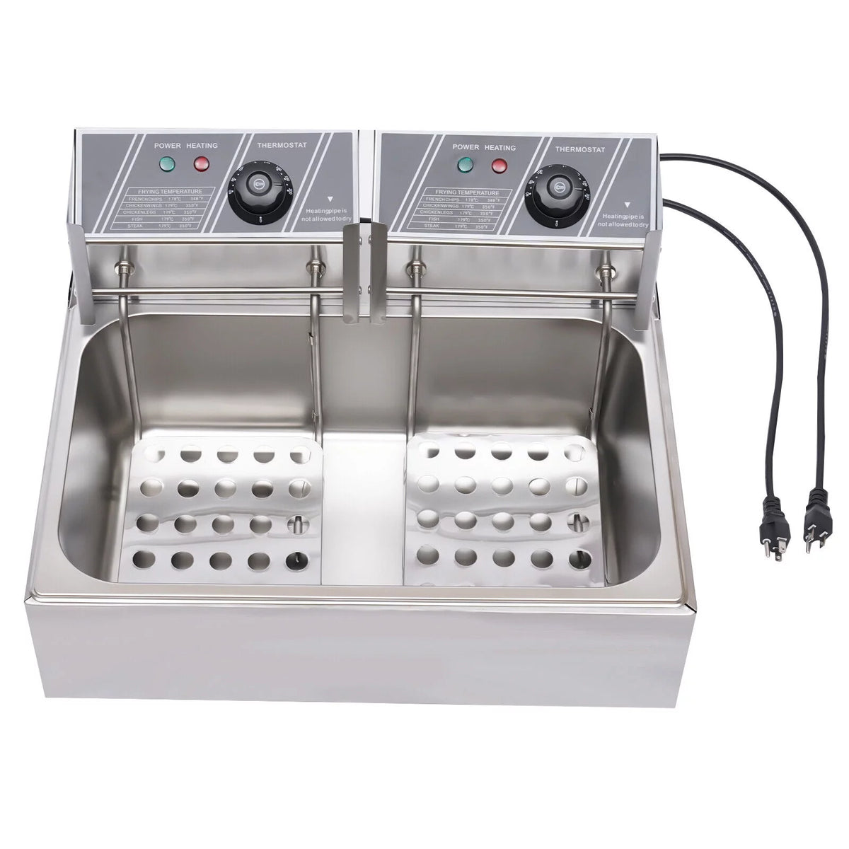 5000W 12L Stainless Steel Electric Deep Fryer Z601