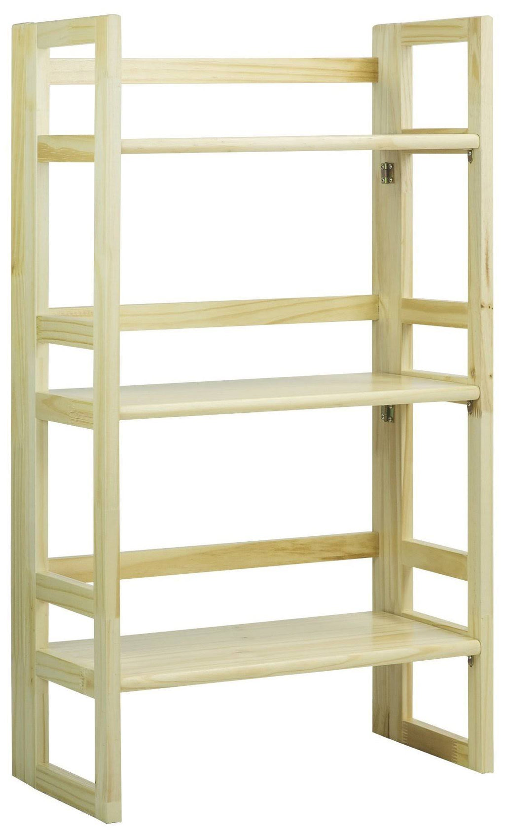 3-Shelf Folding Bookcase, Natural X784