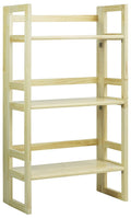 3-Shelf Folding Bookcase, Natural X784