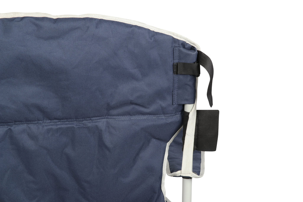 Big and Tall Chair with Cup Holders, Blue Y257424