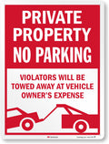 24 x 18 inch Metal Sign, 80 mil Aluminum, Red and White, Pack of 2 G669