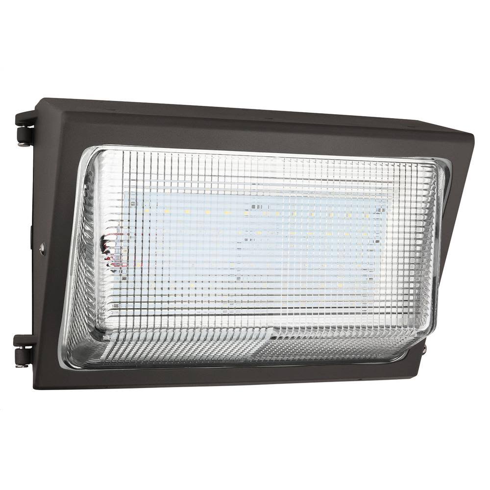 Bronze Dimmable Outdoor 7500 Lumens LED Wall Pack Light 4000K Cool White C853093