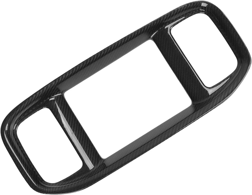 Gloss Black Carbon Fiber Car Stereo Radio Fascia Frame B580845