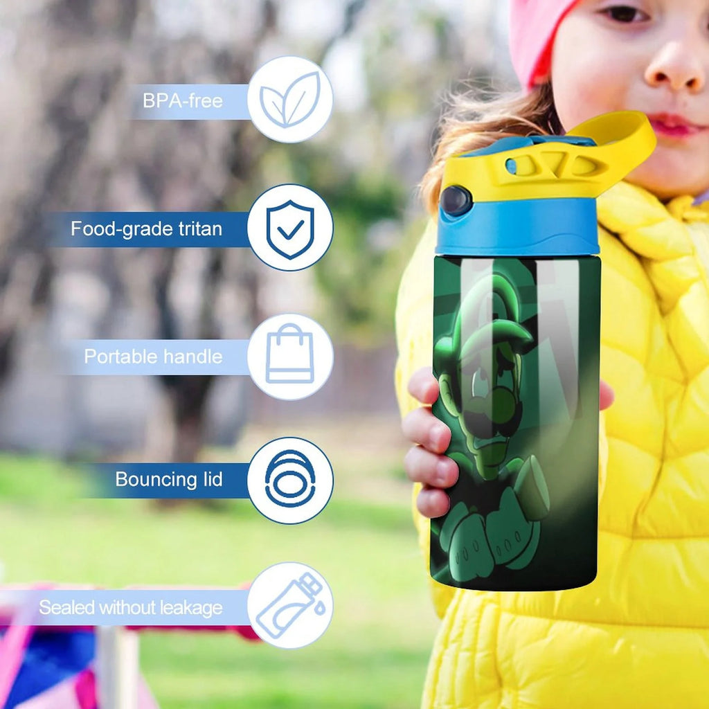 Insulated Stainless Steel Water Bottle with Straw N336