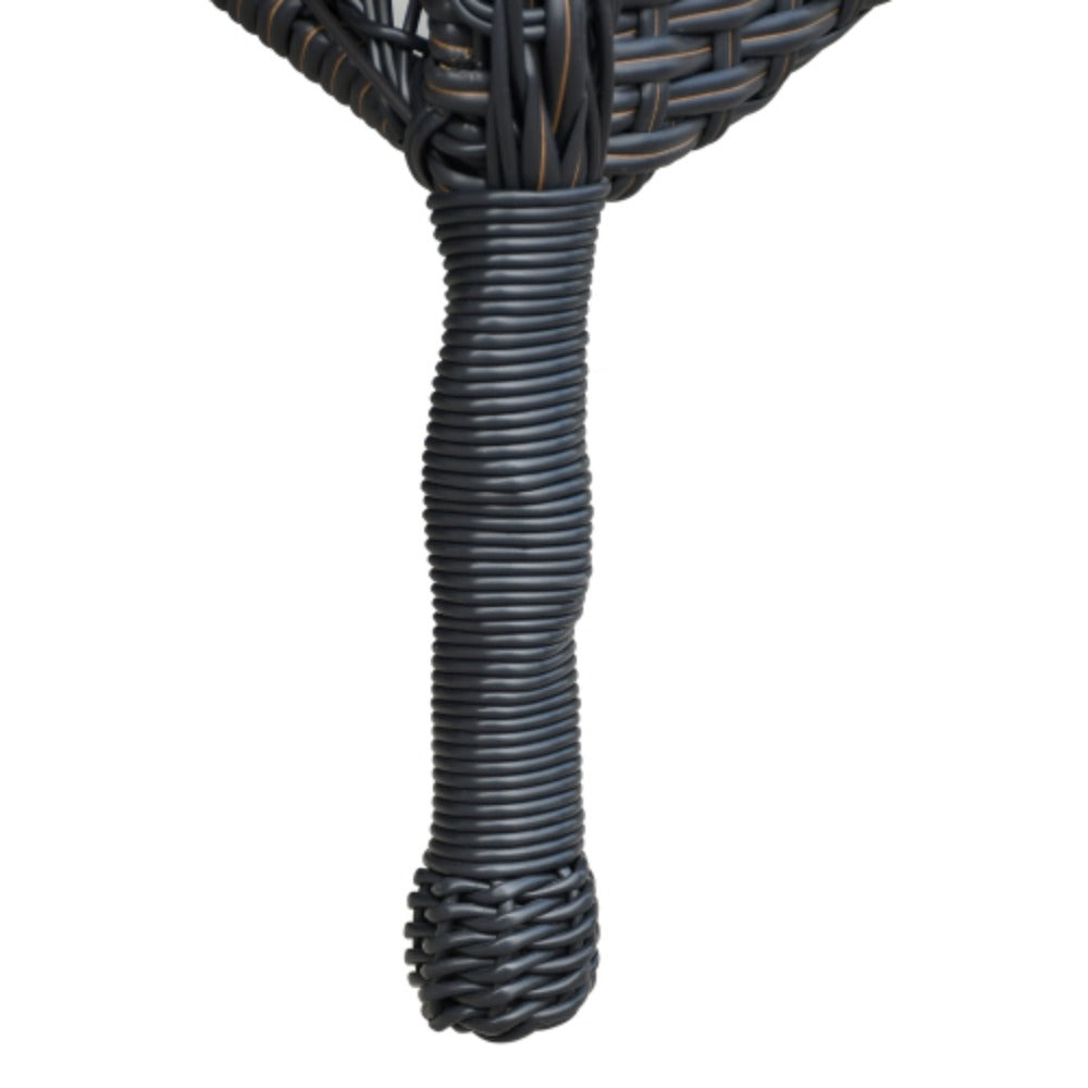 6-Piece Rattan Outdoor Conversation Set Navy Blue Metal Z6786