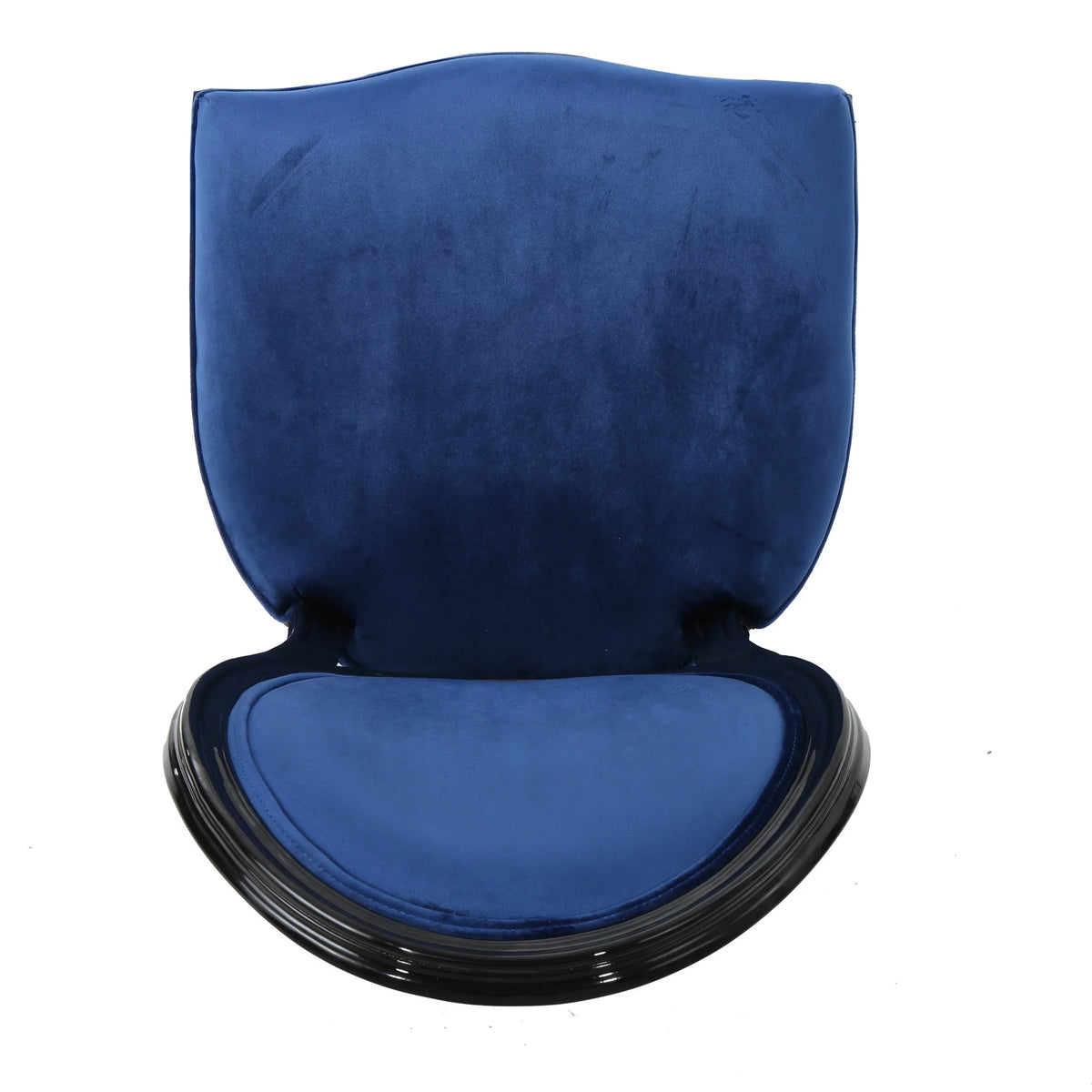 Velvet Dining Chairs Set of 4 Navy Blue O748