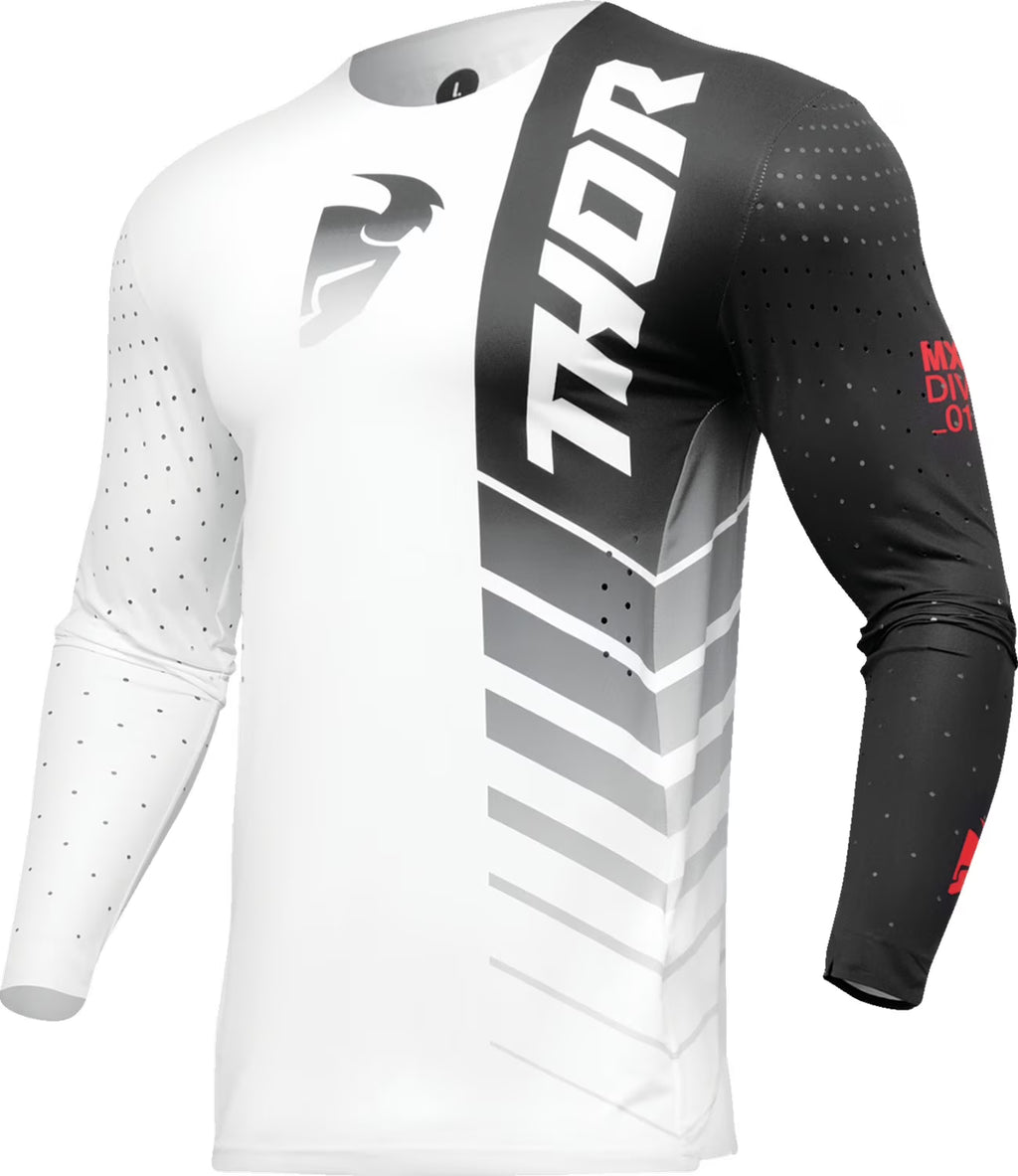 Black/White MX Offroad Jersey XL Y680750