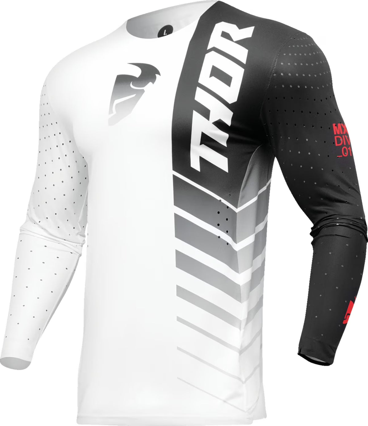 Black/White MX Offroad Jersey XL Y680750