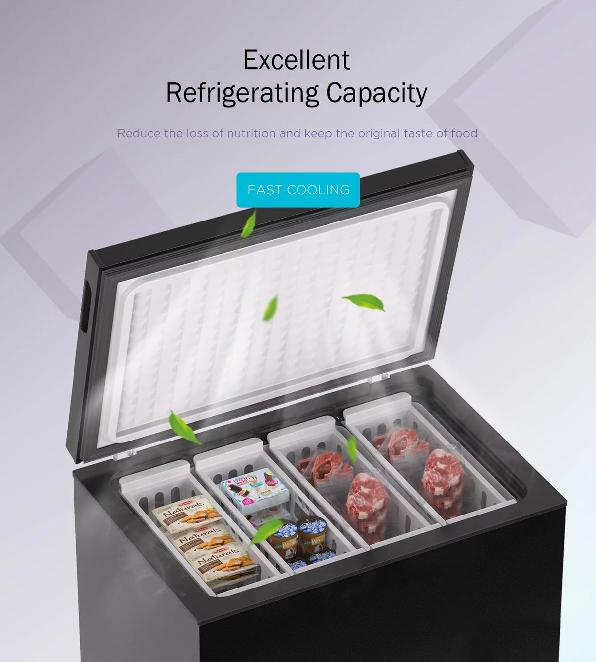 7.0 Cu ft Chest Freezer with Adjustable Temperature Controls G996923