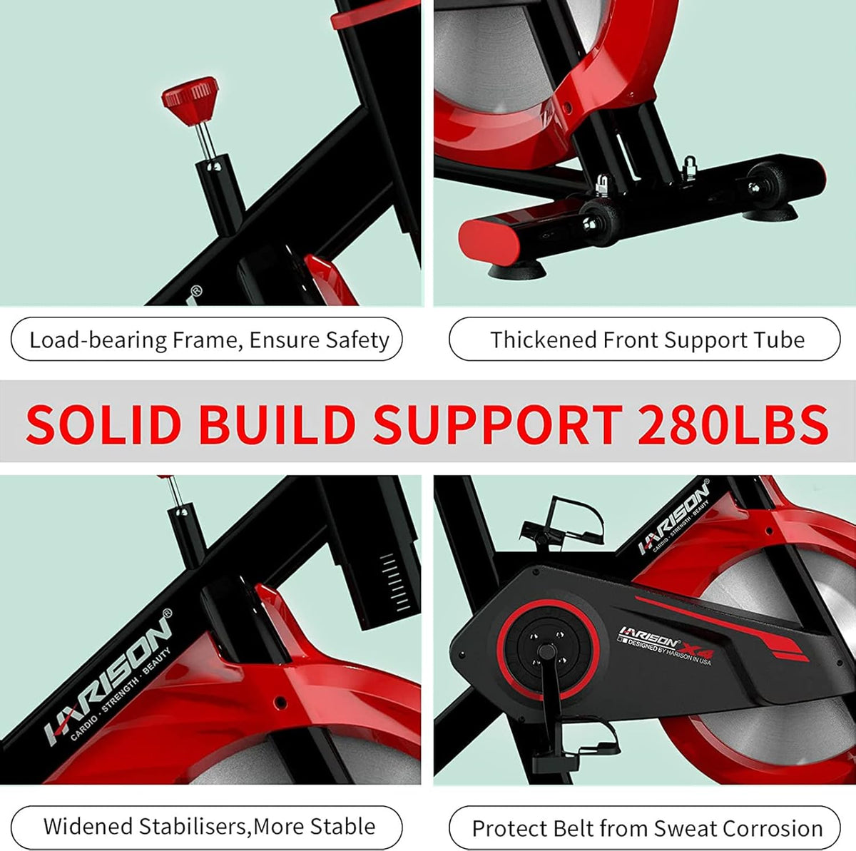 Exercise Bike with Tablet Holder Indoor Cycling Bike V580