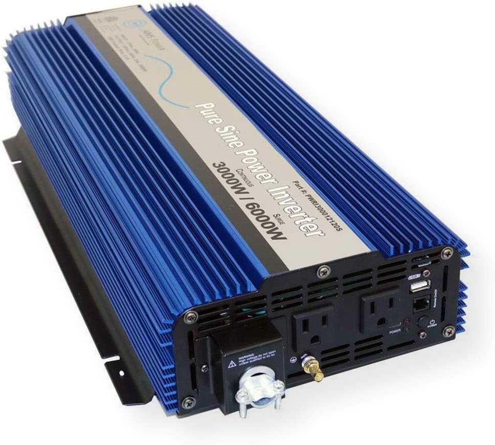 600 Watt Pure Sine Inverter 12 VDC to 120 VAC K16960