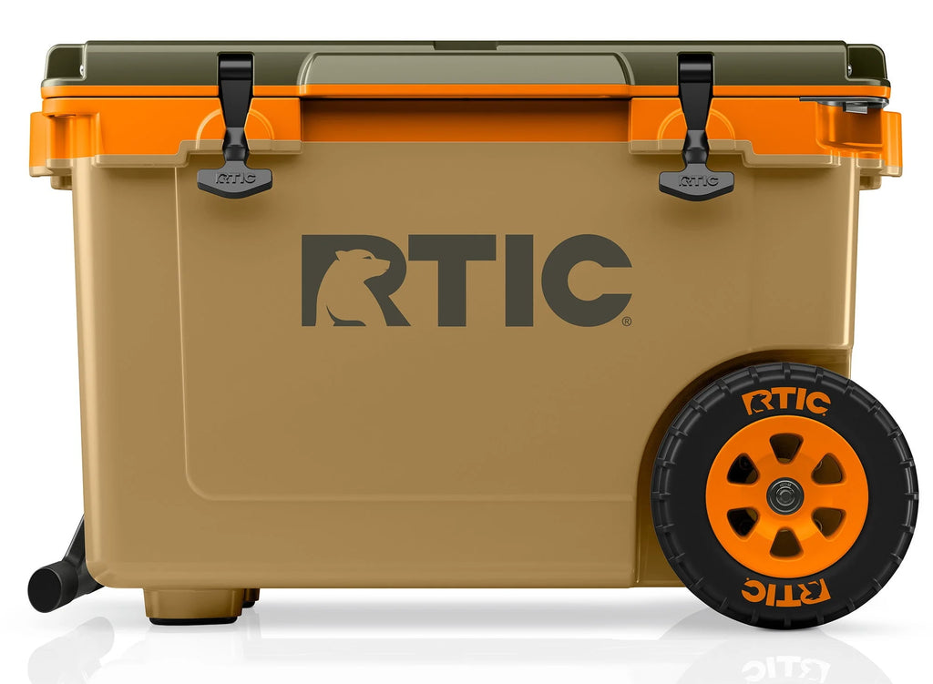 52 QT Wheeled Hard-Sided Ice Chest Cooler V4518