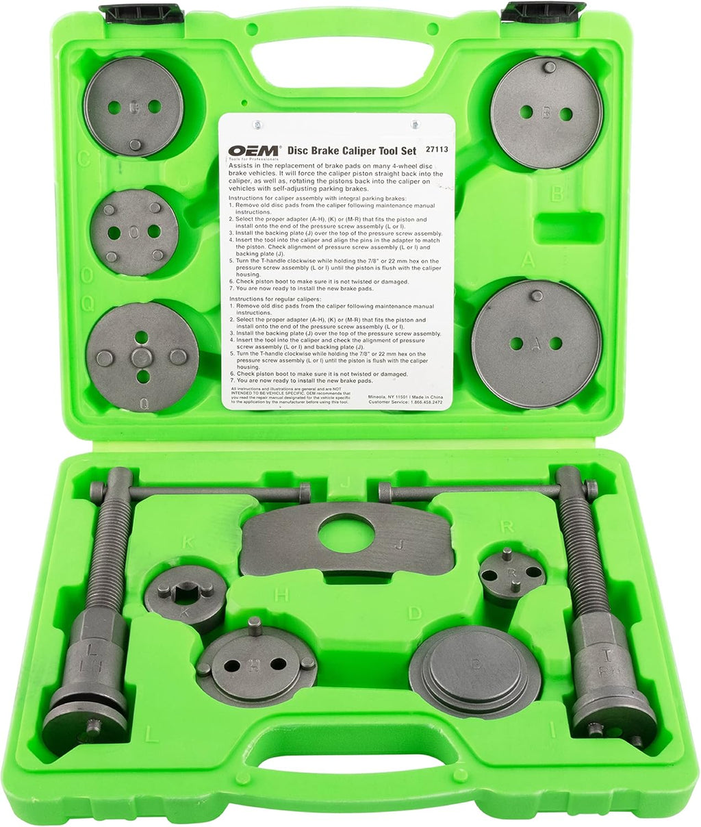 Disc Brake Tool Set with 11 Adapters V1016