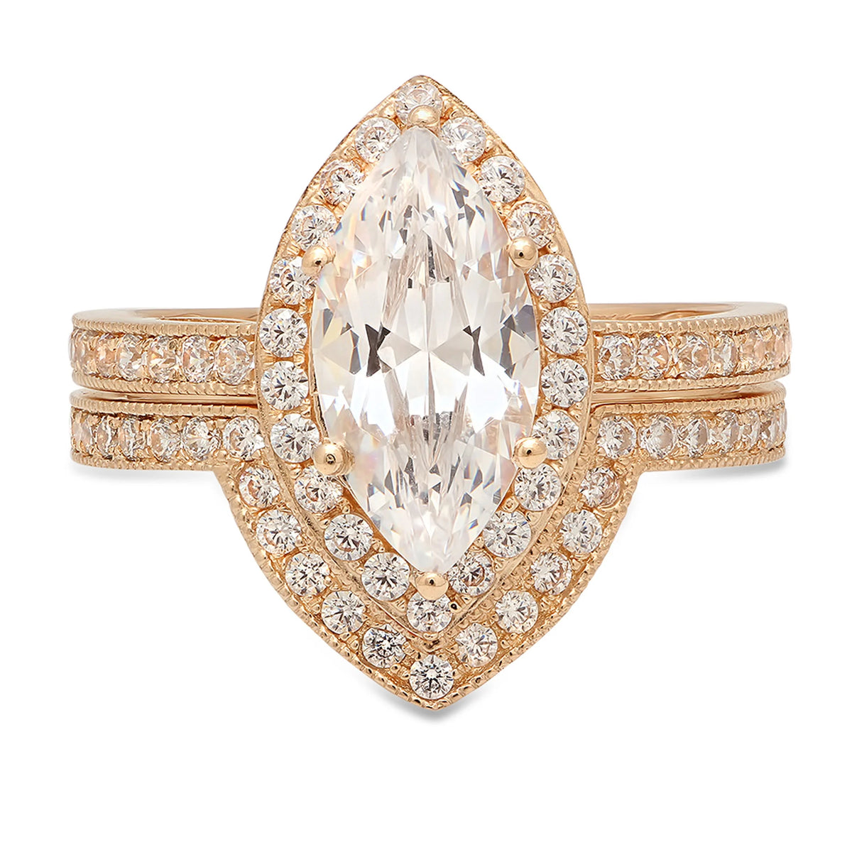 18K Yellow Gold Halo Engagement Ring with Cultured Diamond U427020