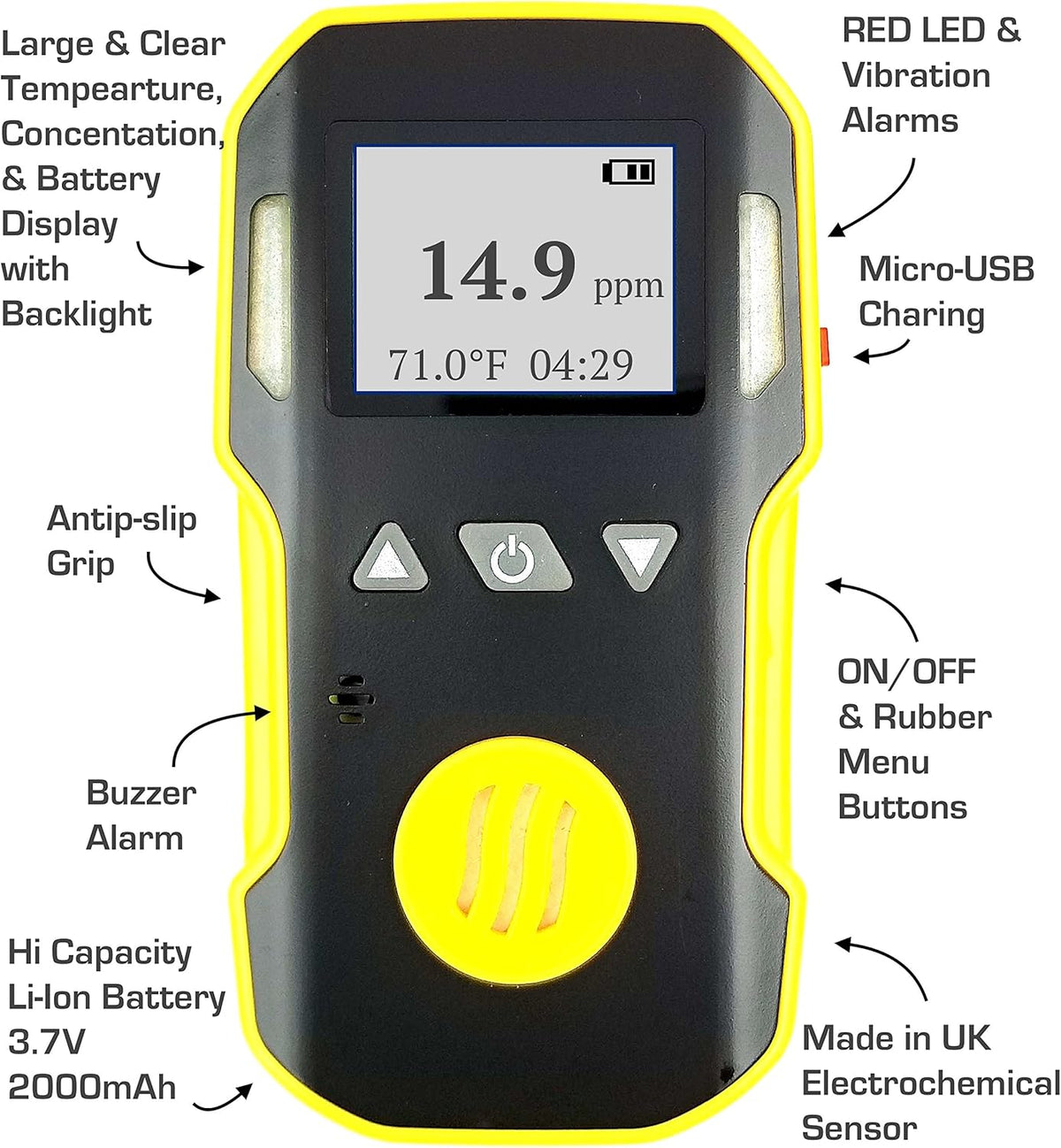 O3 Detector & Analyzer with Pump and Probe, 0-20ppm P532045