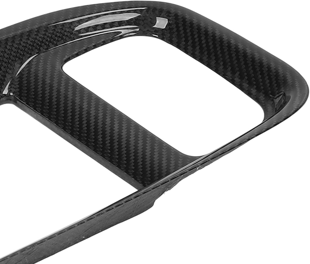 Gloss Black Carbon Fiber Car Stereo Radio Fascia Frame B580845