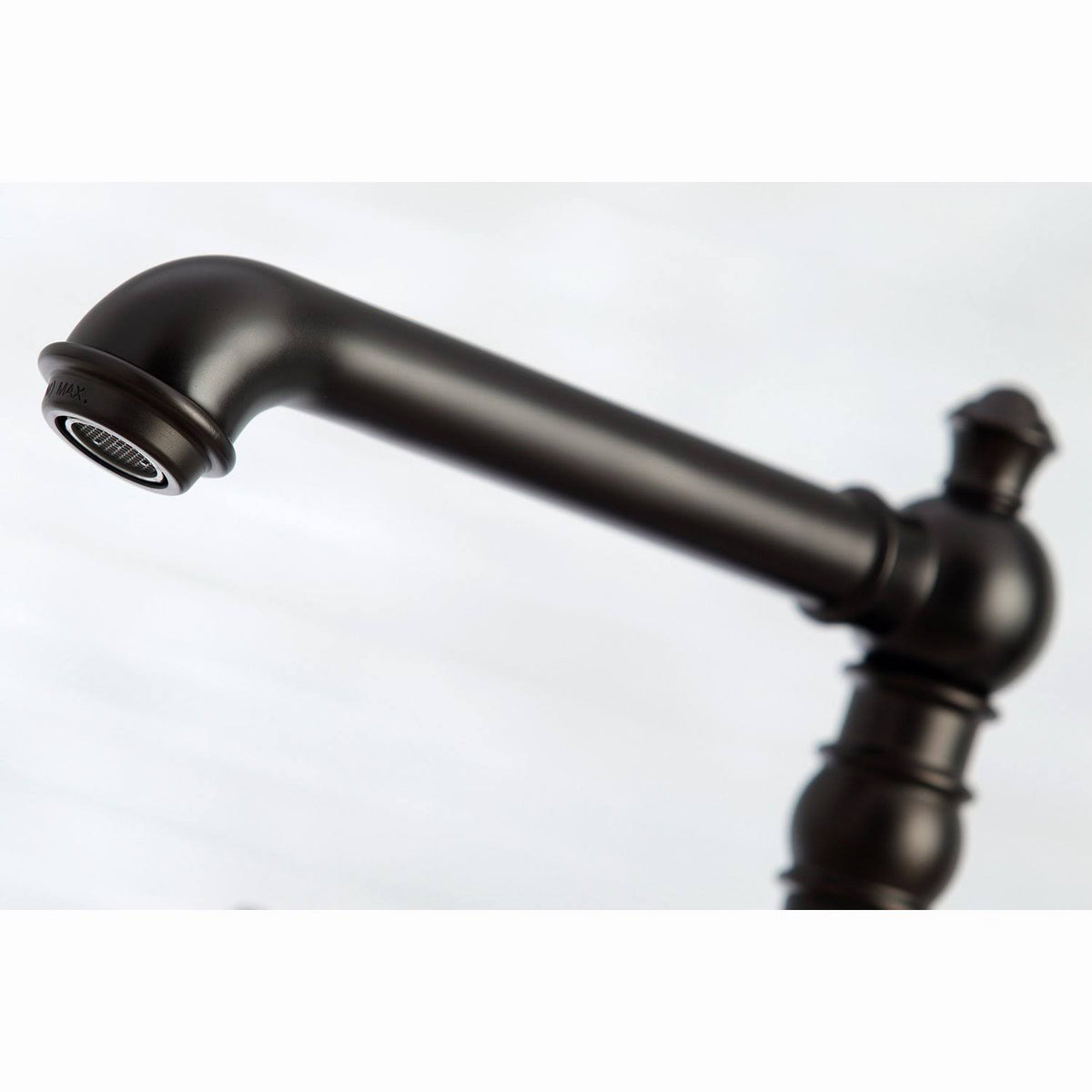 Brushed Nickel Bridge Kitchen Faucet with Sprayer N5741